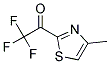 Ethanone, 2,2,2-trifluoro-1-(4-methyl-2-thiazolyl)-(9ci) Structure,174824-73-8Structure