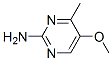 (7CI,8CI)-2-氨基-5-甲氧基-4-甲基嘧啶结构式_1749-71-9结构式