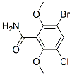 3-Bromo-5-chloro-2,6-dimethoxybenzamide Structure,175135-60-1Structure