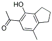 1-(4-羟基-7-甲基-5-茚满)-乙酮结构式_175136-13-7结构式