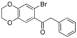 1-(7-溴-2,3-二氢-1,4-苯并二噁英-6-基)-2-苯基-1-乙酮结构式_175136-36-4结构式