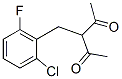 3-(2-Chloro-6-fluorobenzyl)pentane-2,4-dione Structure,175136-74-0Structure