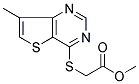 Methyl 2-[(7-methylthieno[3,2-d]pyrimidin-4-yl)thio]acetate Structure,175137-23-2Structure