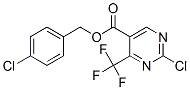 4-Chlorobenzyl 2-chloro-4-(trifluoromethyl)pyrimidine-5-carboxylate Structure,175137-30-1Structure