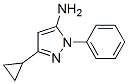 3-Cyclopropyl-1-phenyl-1H-pyrazol-5-amine Structure,175137-45-8Structure