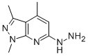 6-Hydrazinyl-1,3,4-trimethyl-1h-pyrazolo[3,4-b]pyridine Structure,175202-00-3Structure