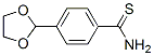 4-(1,3-Dioxolan-2-yl)benzene-1-carbothioamide Structure,175202-43-4Structure