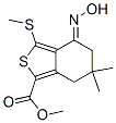 4-羟基亚氨基-6,6-二甲基-3-(甲基硫代)-4,5,6,7-四氢苯并[c]噻吩-1-羧酸甲酯结构式_175202-59-2结构式