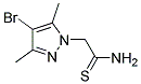 2-(4-Bromo-3,5-dimethyl-1h-pyrazol-1-yl)ethanethioamide Structure,175202-68-3Structure