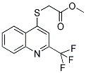 Methyl 2-[2-(trifluoromethyl)quinolin-4-yl thio]-acetate Structure,175203-42-6Structure