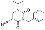 3-Benzyl-1-isopropyl-2,4-dioxo-1,2,3,4-tetrahydropyrimidine-5-carbonitrile Structure,175203-47-1Structure