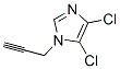 3-(4,5-Dichloroimidazol-1-yl)propyne Structure,175203-80-2Structure