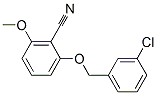 2-(3-Chlorobenzyloxy)-6-methoxybenzonitrile Structure,175204-01-0Structure