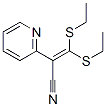 3,3-二(乙基硫代)-2-(2-吡啶)丙烯腈结构式_175204-16-7结构式