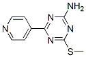 4-(Methylthio)-6-(4-pyridyl)-1,3,5-triazin-2-amine Structure,175204-63-4Structure