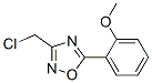 3-(Chloromethyl)-5-(2-methoxyphenyl)-1,2,4-oxadiazole Structure,175205-61-5Structure