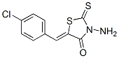 3-Amino-5-[1-(4-chloro-phenyl)-meth-(z)-ylidene]-2-thioxo-thiazolidin-4-one Structure,17521-20-9Structure