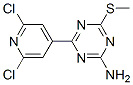 4-(2,6-二氯-4-吡啶)-6-甲基硫代-1,3,5-噻嗪-2-胺结构式_175276-44-5结构式