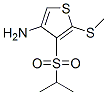 3-Amino-4-(isopropylsulfonyl)-5-(methylthio)thiophene Structure,175276-56-9Structure