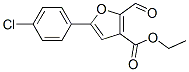 Ethyl 5-(4-chlorophenyl)-2-formyl-3-furoate Structure,175276-64-9Structure