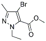 Methyl 4-bromo-1-ethyl-3-methyl-1h-pyrazole-5-carboxylate Structure,175276-98-9Structure