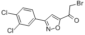 2-Bromo-1-[3-(3,4-dichlorophenyl)isoxazol-5-yl]ethan-1-one Structure,175277-38-0Structure