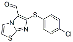 6-[(4-Chlorophenyl)thio]imidazo[2,1-b][1,3]thiazole-5-carbaldehyde Structure,175277-53-9Structure