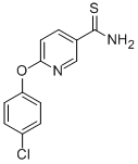 6-(4-Chlorophenoxy)pyridine-3-carbothioamide Structure,175277-58-4Structure