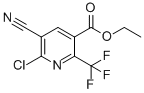 Ethyl 6-chloro-5-cyano-2-(trifluoromethyl)nicotinate Structure,175277-73-3Structure