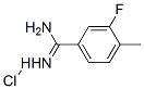 3-Fluoro-4-methylbenzamidine hydrochloride Structure,175277-88-0Structure