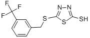 5-{[3-(三氟甲基)苄基]硫代}-1,3,4-噻二唑-2-硫醇结构式_175277-94-8结构式