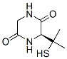 (s)-(9ci)-3-(1-疏基-1-甲基乙基)-2,5-哌嗪二酮结构式_175694-44-7结构式