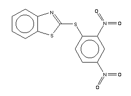 2-(2,4-Dinitrophenylthio)benzothiazole Structure,17586-89-9Structure