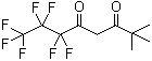 2,2-Dimethyl-6,6,7,7,8,8,8-heptafluoro-3,5-octanedione Structure,17587-22-3Structure