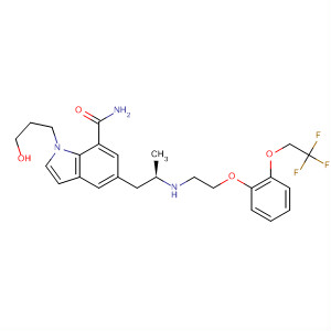 Silodosin dehydro impurity Structure,175870-21-0Structure