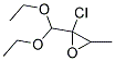 Oxirane, 2-chloro-2-(diethoxymethyl)-3-methyl-(9ci) Structure,175983-09-2Structure