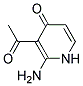 4(1H)-pyridinone, 3-acetyl-2-amino-(9ci) Structure,176238-50-9Structure