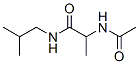 2-(乙酰基氨基)-N-(2-甲基丙基)-丙酰胺结构式_176249-91-5结构式