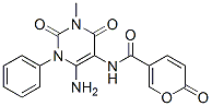 2H-pyran-5-carboxamide, n-(6-amino-1,2,3,4-tetrahydro-3-methyl-2,4-dioxo-1-phenyl-5-pyrimidinyl)-2-oxo- Structure,176379-30-9Structure