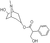 消旋山莨菪碱结构式_17659-49-3结构式