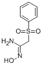 N-hydroxy-2-(phenylsulphonyl)ethanimidamide Structure,17665-60-0Structure