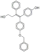 (E)-gamma-[(4-hydroxyphenyl)[4-(phenylmethoxy)phenyl]methylene]benzenepropanol Structure,176671-76-4Structure