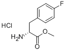 (R)-2-氨基-3-(4-氟苯基)丙酸甲酯盐酸盐结构式_176896-72-3结构式