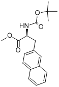 (S)-2-tert-butoxycarbonylamino-3-naphthalen-2-yl-propionic acid methyl ester Structure,176896-73-4Structure