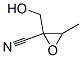 Oxiranecarbonitrile, 2-(hydroxymethyl)-3-methyl-(9ci) Structure,176956-52-8Structure