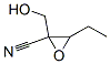 Oxiranecarbonitrile, 3-ethyl-2-(hydroxymethyl)-(9ci) Structure,176956-53-9Structure