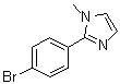 2-(4-Bromophenyl)-1-methyl-1h-imidazole Structure,176961-54-9Structure