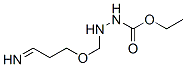 Hydrazinecarboxylic acid, 2-(iminopropoxymethyl)-, ethyl ester Structure,177030-59-0Structure