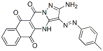 (9ci)-2-氨基-3-[(4-甲基苯基)氮杂]-苯并[g]吡唑并[5,1-b]喹唑啉-5,10,11(4h)-三酮结构式_177420-12-1结构式