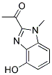 Ethanone, 1-(4-hydroxy-1-methyl-1h-benzimidazol-2-yl)-(9ci) Structure,177478-25-0Structure